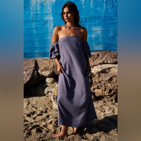 NWT Free People Juliette Off the Shoulder Dress Small - Picture 1 of 8